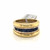 18ktt channel set 1.21 pc blue sapphire band