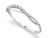 Graduating size diamond bangle bracelet