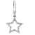 14kw 1/6cttw diamond star charm/pendant