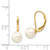 14kyg 7-8mm Akoya (SWCP) leverback earrings