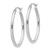 14kwg oval tubing hoops 30mm by 2mm