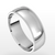 Domed band with curved inside and millgrain edge