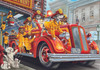 VC1030 | Fire Truck Pups Kid's Jigsaw Puzzle - 100 PC