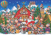 VC1126 | Christmas Cow Party Jigsaw Puzzle - 100 PC