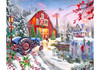 VC1220 | Christmas Skaters Jigsaw Puzzle - 1000 PC