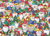 VC1254 | Christmas Gonks Jigsaw Puzzle - 550 PC