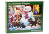VC1279 | Snowman & Puppies Jigsaw Puzzle - 550 PC