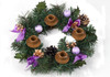 VC903 | Purple Ribbon Advent Wreath