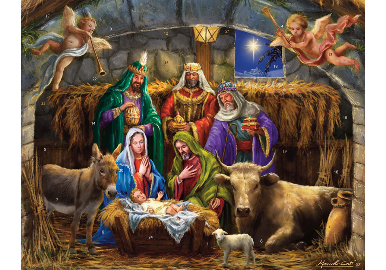 BB781 In The Manger Advent Calendar Vermont Christmas Company bb781-in-the-manger-advent-calendar-vermont-christmas-company