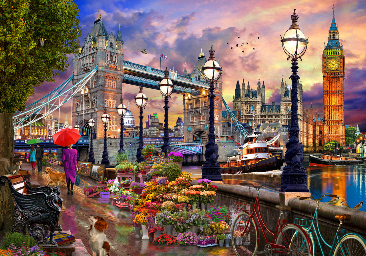 VC1201 | London Promenade Jigsaw Puzzle - 1000 PC - Vermont