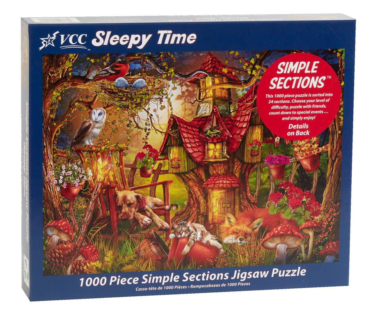 VC6008 | Sleepy Time Simple Sections™ Jigsaw Puzzle - Vermont