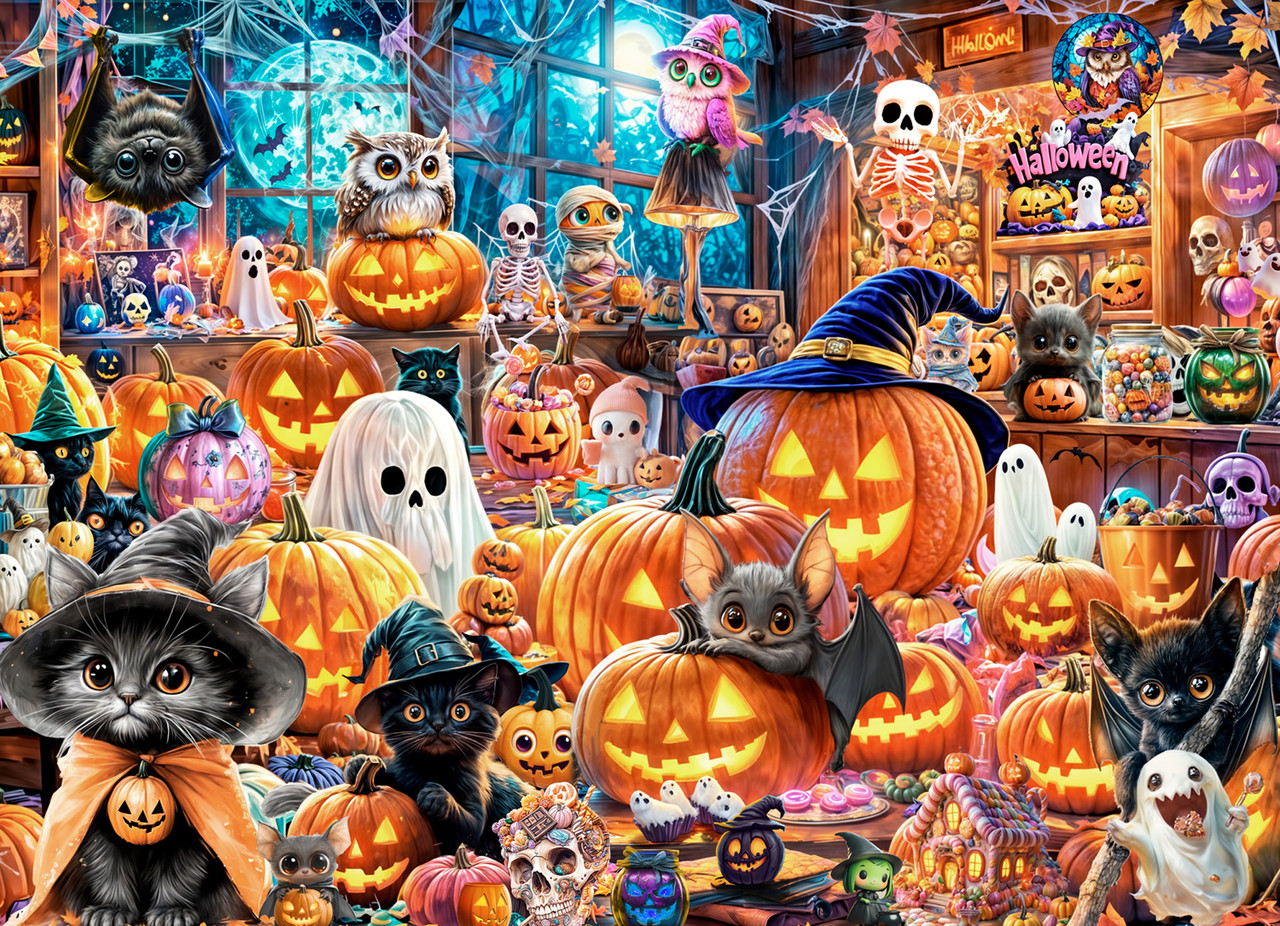 VC1364 | Halloween Havoc Jigsaw Puzzle