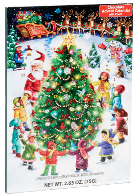 BB132-CASE | Case of 32 Gather Round the Tree Chocolate Advent Calendars