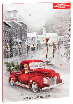 BB133-CASE | Case of 32 Holiday Ride Chocolate Advent Calendars