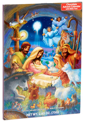 BB134-CASE | Case of 32 Baby in a Manger Chocolate Advent Calendars