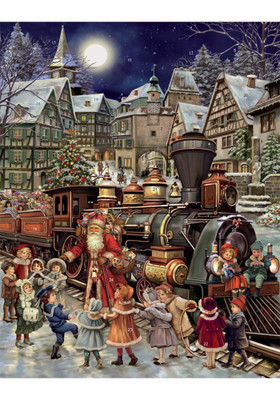 BB759 | Santa's Rail Stop Advent Calendar