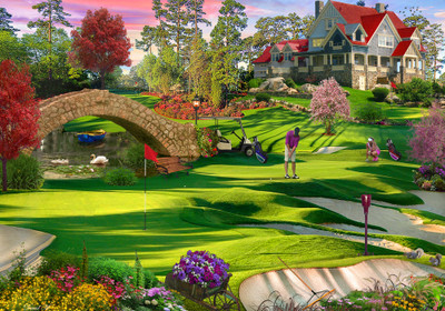 VC1064 | Golfer's Paradise Jigsaw Puzzle - 1000 PC