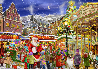 VC1197 | Christmas Carousel Jigsaw Puzzle - 1000 PC