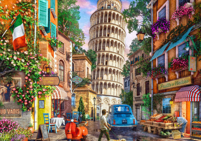 VC1227 | Streets of Pisa Jigsaw Puzzle - 1000 PC