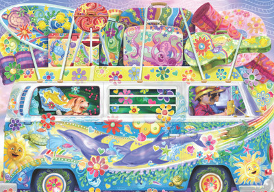 VC1237 | Beachtime Camper Jigsaw Puzzle - 550 PC
