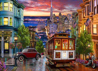 VC1263 | San Francisco Evening Jigsaw Puzzle - 100 PC