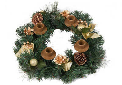 VC901-CASE | Case of 12 Traditional Pine Cone Advent Wreath
