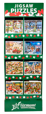 RKPZ2 | Christmas Jigsaw Puzzle Assortment W/Free 48-Unit Display