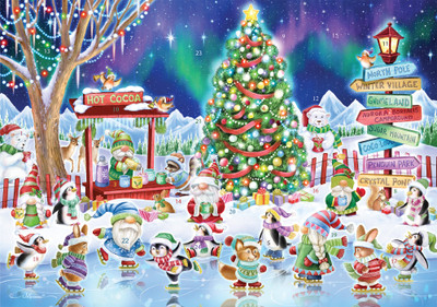 BB8016 | Holiday Skating Advent Calendar