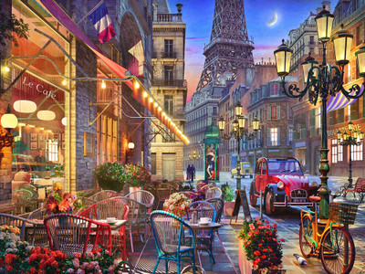 VC1390 | Paris Twilight Jigsaw Puzzle Jigsaw Puzzle - 500 PC
