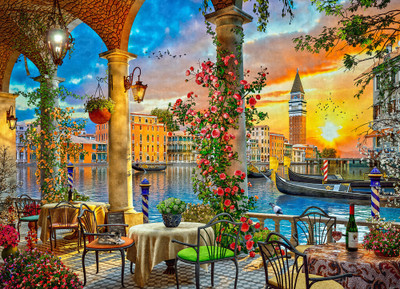 VC1389 | Sunset in Venice Jigsaw Puzzle - 1000 PC