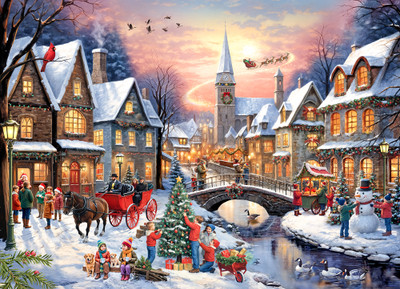 VC1384 | Vintage Christmas Jigsaw Puzzle - 1000 PC