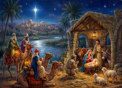 BCR004 | Box Adoration of the Magi Christmas Cards