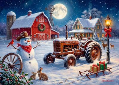 BCR005 | Box Christmas on the Farm Christmas Cards