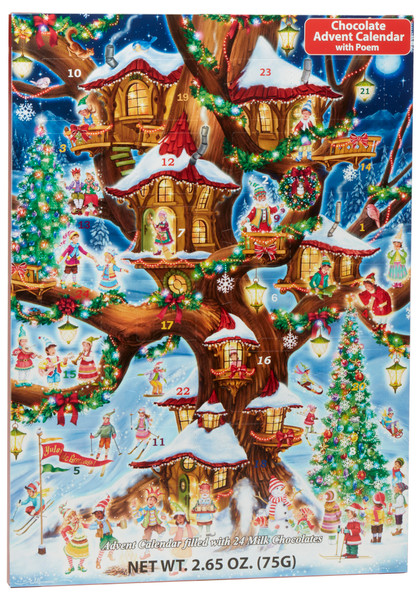 BB138-CASE | Case of 32 Elves' Treehouse Chocolate Advent Calendars