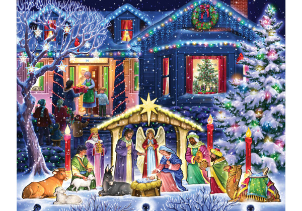 BB774 | Nighttime Nativity Advent Calendar