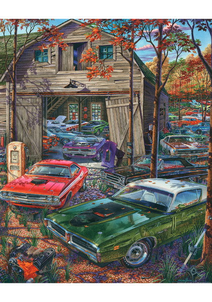 VC1020 | Cars on the Farm Jigsaw Puzzle - 1000 PC