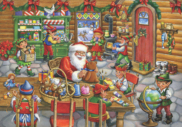 VC1025 | Santa's Workshop Jigsaw Puzzle - 550 PC