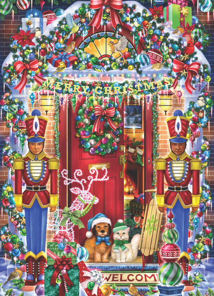 VC1255 | Christmas Welcome Jigsaw Puzzle - 1000 PC