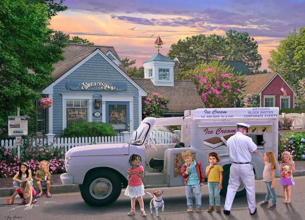 VC1256 | Ice Cream Truck Jigsaw Puzzle - 550 PC