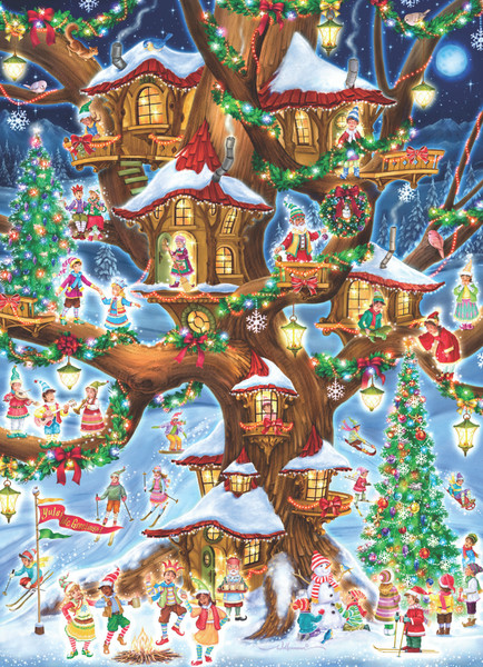 VC1275 | Elves' Treehouse Jigsaw Puzzle - 1000 PC