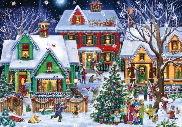 BB8009 | Christmas Houses Advent Calendar