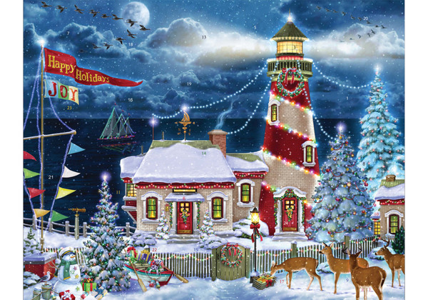 BB788 | Christmas Lighthouse Advent Calendar