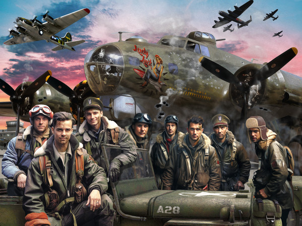 VC1314 | B-17 Flying Fortress Jigsaw Puzzle - 550 PC