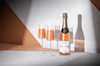 Noughty Sparkling Rosé non-alcoholic sparkling rosé lifestyle