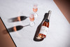 Noughty Sparkling Rosé non-alcoholic sparkling rosé poured, zero-proof serve