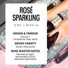 Kolonne Null Sparkling Rosé 375ml half-bottle on white — dealcoholized <0.5% (dealcoholized) sparkling rosé from Germany