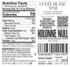 Kolonne Null Cuvée N°01 Sparkling bottle and glass — Germany dealcoholized sparkling wine, Zepeim importer