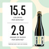 Kolonne Null Cuvée N°01 Sparkling label detail — vegan dealcoholized sparkling wine, Kolonne Null Germany