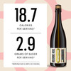 Kolonne Null Sparkling Rosé label detail — vegan dealcoholized sparkling rosé, Kolonne Null Germany