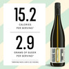 Kolonne Null Verdejo label detail — vegan dealcoholized still white wine, Kolonne Null Germany